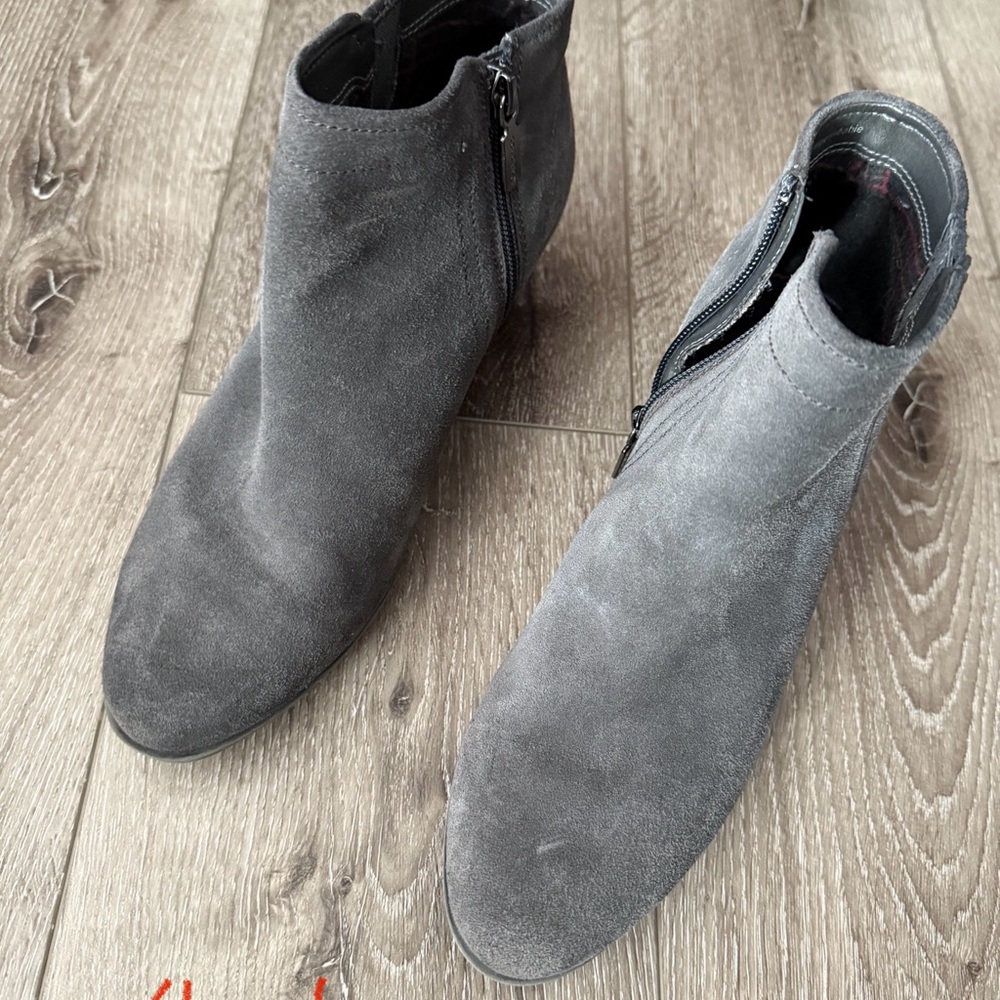 Blondo Gray Ankle Boots